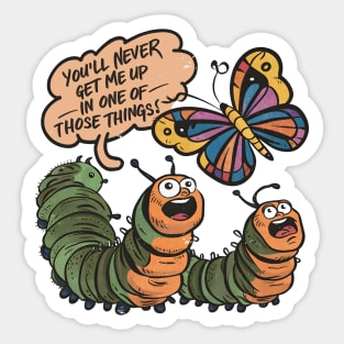 Funny Caterpillars Sticker